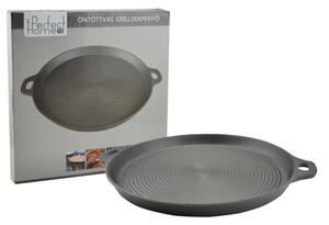 Öntöttvas kerek grill (33 cm-es méret)