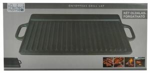 Öntöttvas grill lap (51x24 cm-es)