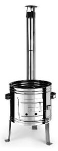 Parti üstház inox 31cm+kémény+könyök