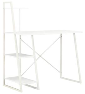 Fehér íróasztal polcrendszerrel 102 x 50 x 117 cm