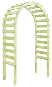 Impregnált fenyőfa kerti pergola 130 x 60 x 230 cm