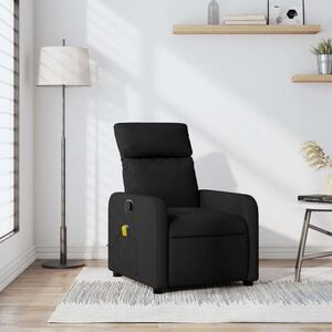 VidaXL fekete szövet dönthető masszázsfotel