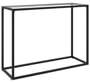 Átlátszó edzett üveg tálalóasztal 100 x 35 x 75 cm