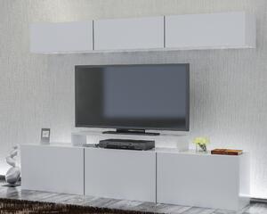 TV-s szekrény Line-White fehér