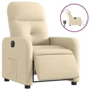 VidaXL Elektromos Relax Fotel - Krémszínű
