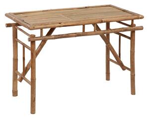 Összecsukható bambusz kerti asztal 115x50x75 cm