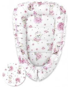 Baby Shop babafészek 55x75 cm - Balerina maci (nem fodros)