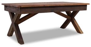 Vegyes újrahasznosított fa dohányzóasztal 110 x 60 x 45 cm