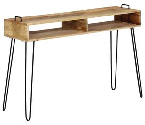 Tömör mangófa konzolasztal 115 x 35 x 76 cm