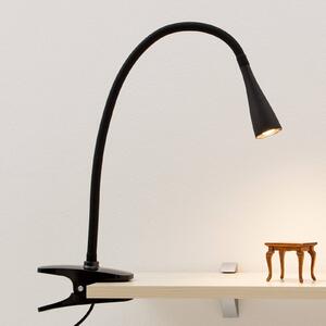 Lindby LED-es bilincslámpa Baris, magasság 44 cm, fekete, 3000K, Fekete, Dolgozószoba / Iroda, fém, Modern