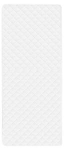 VidaXL fehér steppelt könnyű matracvédő 90 x 200 cm