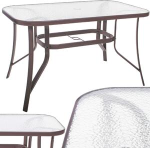 Springos kerti Asztal 120x70x70cm - Barna
