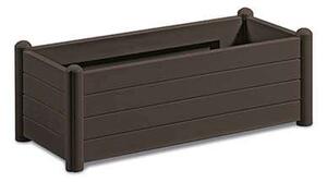 STEFANPLAST Italia Virágláda - 100x43x35cm - Moka