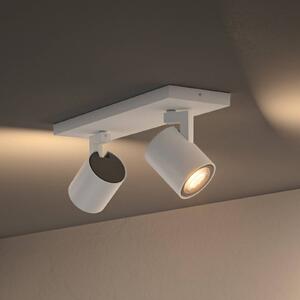 Philips Hue Runner LED-es reflektor, 2 lámpával, dimmer kapcsolóval, fehér