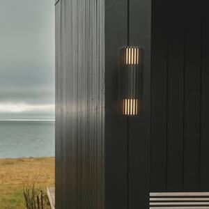 Nordlux Kültéri fali lámpa Aludra Double Seaside, alumínium, fekete, 2 izzós., dimmelhető, Fekete, Alumínium