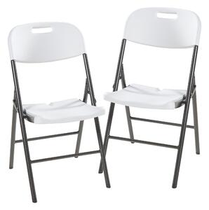Összecsukható szék Ljusnarsberg 2 db fehér