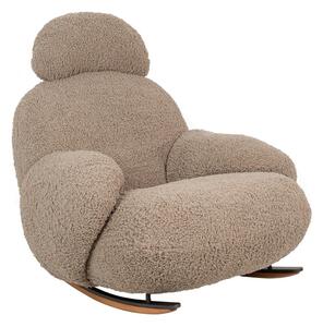 King Home Plush Teddy Hintaszék Sötét Bézs