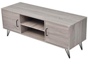 Szürke TV-szekrény 120 x 40 x 45 cm