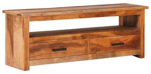 Tömör fa TV-szekrény 118 x 30 x 40 cm