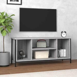 Szürke sonoma színű szerelt fa TV-szekrény 102x35x45 cm