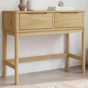 VidaXL FLORO viaszbarna tömör fenyőfa tálalóasztal 89,5 x 36,5 x 73 cm