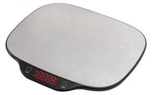 HOME HG M 15 konyhai mérleg, méréshatár 15 kg, mérési pontosság: 1 g, tára funkció, világító piros LED kijelzővel, automatikus kikapcsolás