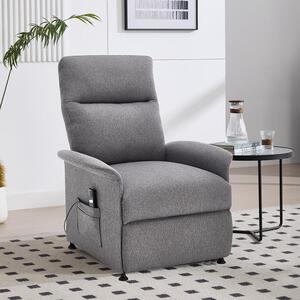 Catini ELYSIO elektromosan állítható relaxációs fotel, világosszürke