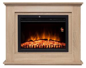 HOME FKK Bologna elektromos kandalló, FKKF 03 + FKKI 03 szett, 2000 W, heti program, távirányító, beépített termosztát