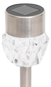 HOME MX 809 napelemes kerti lámpa, 1 db LED, fém, időjárásálló, automatikus, hidegfehér