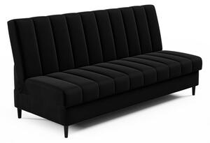 TYLDA ágyazható kárpitozott kanapé, 200x93x90, kronos 07/fekete