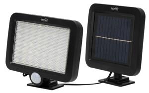 HOME FLP250SOLAR napelemes LED reflektor, 250 lm, PIR mozgásérzékelő, 120° 5m, 56 db hidegfehér SMD LED, energiatakarékos, műanyag, IP44