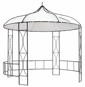 Fehér kerek pavilon 300 x 290 cm