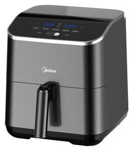 Midea MAD55005APKH Air Fryer, forrólevegős fritőz, 4.6 l kosár, 5.7 l üst, 1500 W, 60 p időzítő, 200 °C hőmérséklet, lecsatolható sütőkosár
