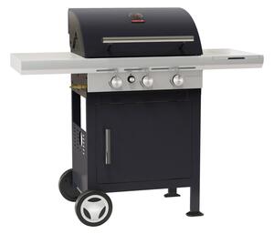 Barbecook BC-GAS-2002 Spring 3112 gázgrill, 3db főégő, lakozott acél, tárolóval, 133x57x115cm