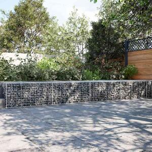 Horganyzott vas gabion kosár fedéllel 500 x 100 x 50 cm