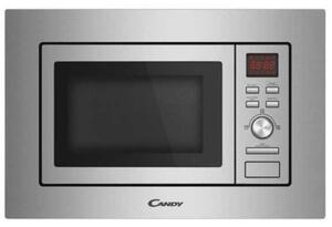 Candy MIS1730X Beépíthető mikrohullámú sütő, 17L, 700W, 5 fokozat, Gyerekzár, Szürke