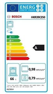 Bosch HKR39C250 Elektromos tűzhely, 66L, 4 főzőzóna, Mechanikus vezérlés, A energiaosztály