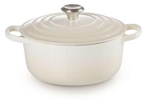 Le Creuset Signature Öntöttvas Főzőedény - Fehér - 22 cm