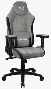 AeroCool Crown AeroSuede Gamer Szék - Szürke/Fekete