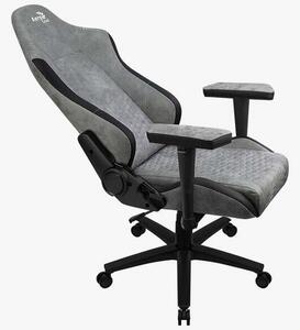 AeroCool Crown AeroSuede Gamer Szék - Szürke/Fekete