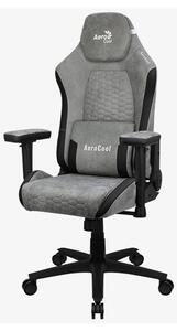 AeroCool Crown AeroSuede Gamer Szék - Szürke/Fekete
