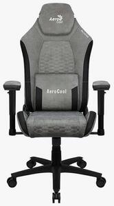AeroCool Crown AeroSuede Gamer Szék - Szürke/Fekete