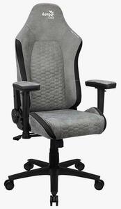 AeroCool Crown AeroSuede Gamer Szék - Szürke/Fekete