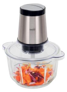 HOME HGAP15 aprító, 400 W, 1,8 L üvegtál, 2 gomb, 2 sebességfokozat, STOP funkció, túlmelegedés elleni védelem, 2 kg