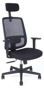 Office Pro CANTO SP 1111 fekete fejtámlás irodai forgószék