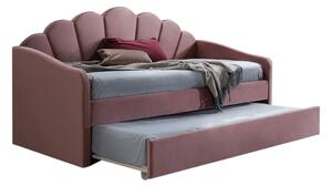 ZEYNA Velvet kárpitozott ágy, 90x200, bluvel 52