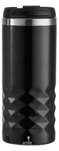 Melegentartó Kulacs - SMILE 320 ml, Fekete