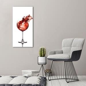Fali vászonkép Egy pohár bor