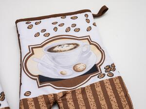COFFEE CUP fehér-barna 2 db-os kesztyűszett mágnessel