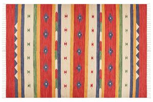 Színes kilim pamutszőnyeg 200 x 300 cm ALAPARS